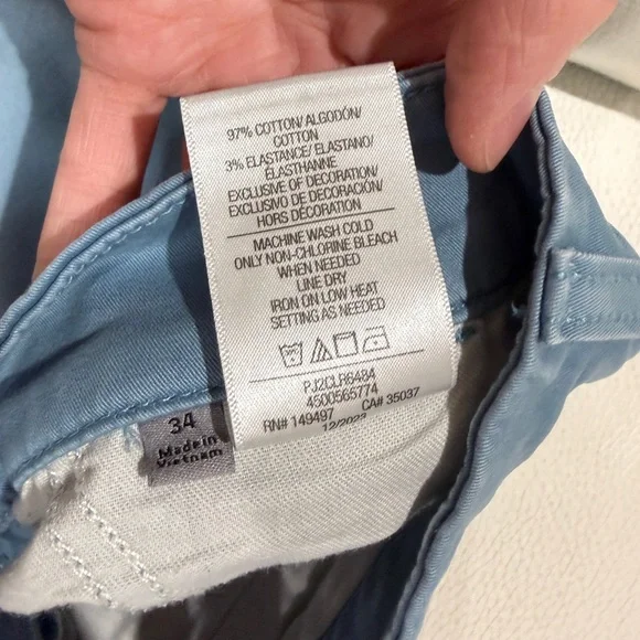 Joe’s Jeans Men Trouser Blue Cotton Shorts in 34 - Picture 8 of 10